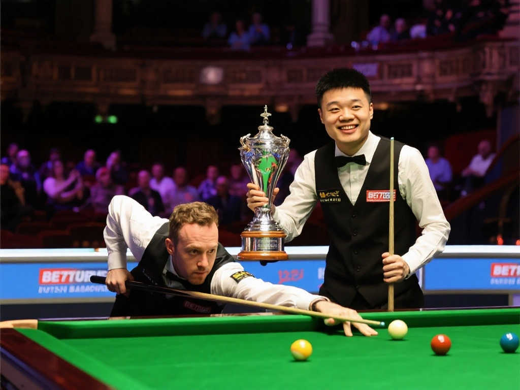 全球荣耀！赵心童创历史，成为斯诺克世锦赛第五位海外冠军
