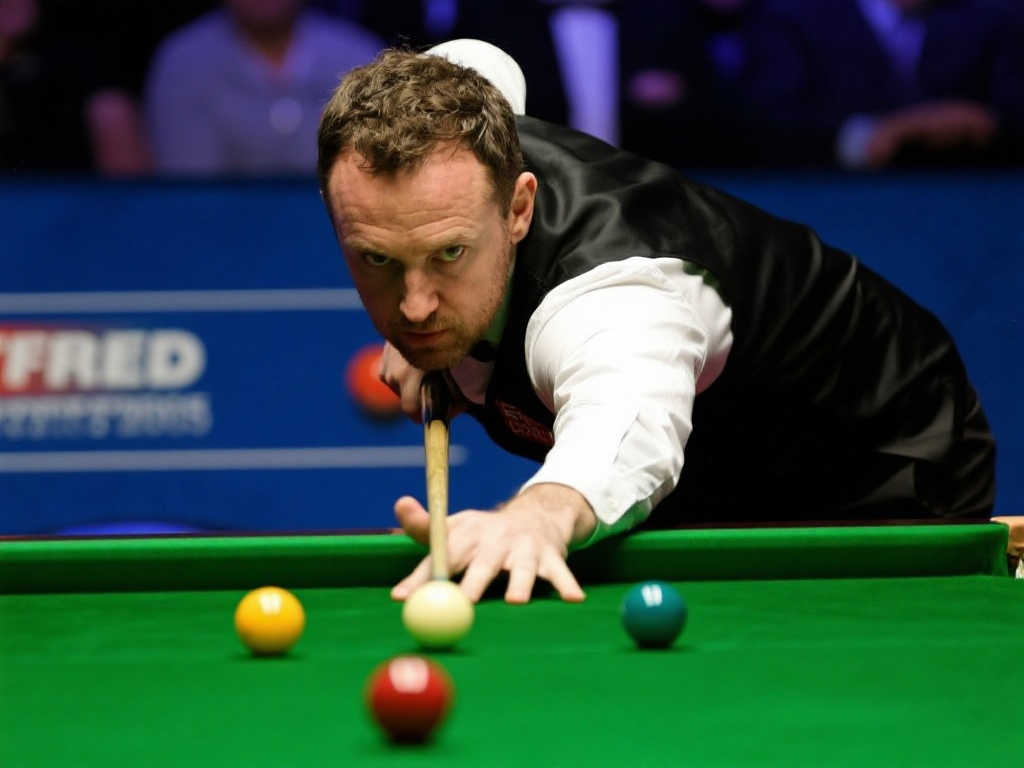 斯诺克世锦赛次轮：特鲁姆普首阶段5-3占优墨菲